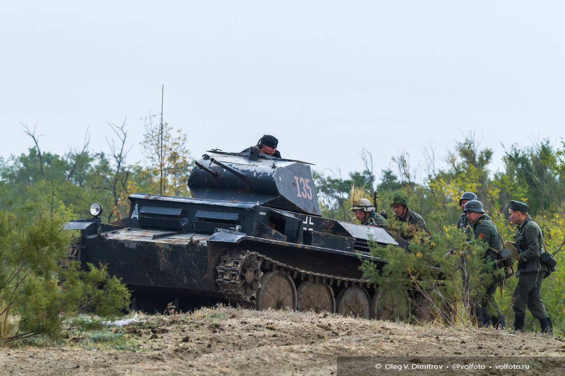 Военно-историческая реконструкция на Мамаевом кургане фотография