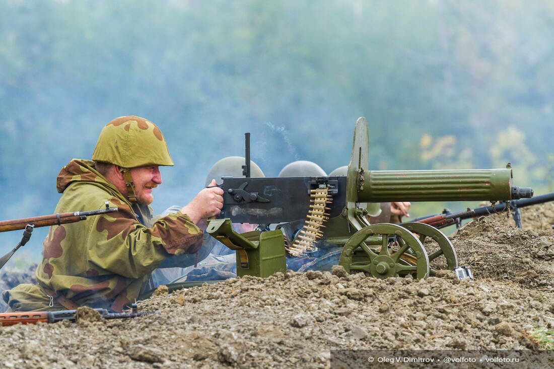 Военно-историческая реконструкция на Мамаевом кургане фотография