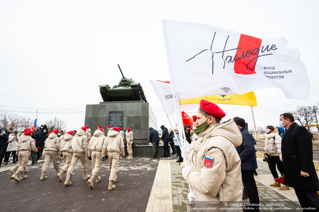 Реставрация танка-памятника проводилась фондом социальных проектов «Наследие» фотография