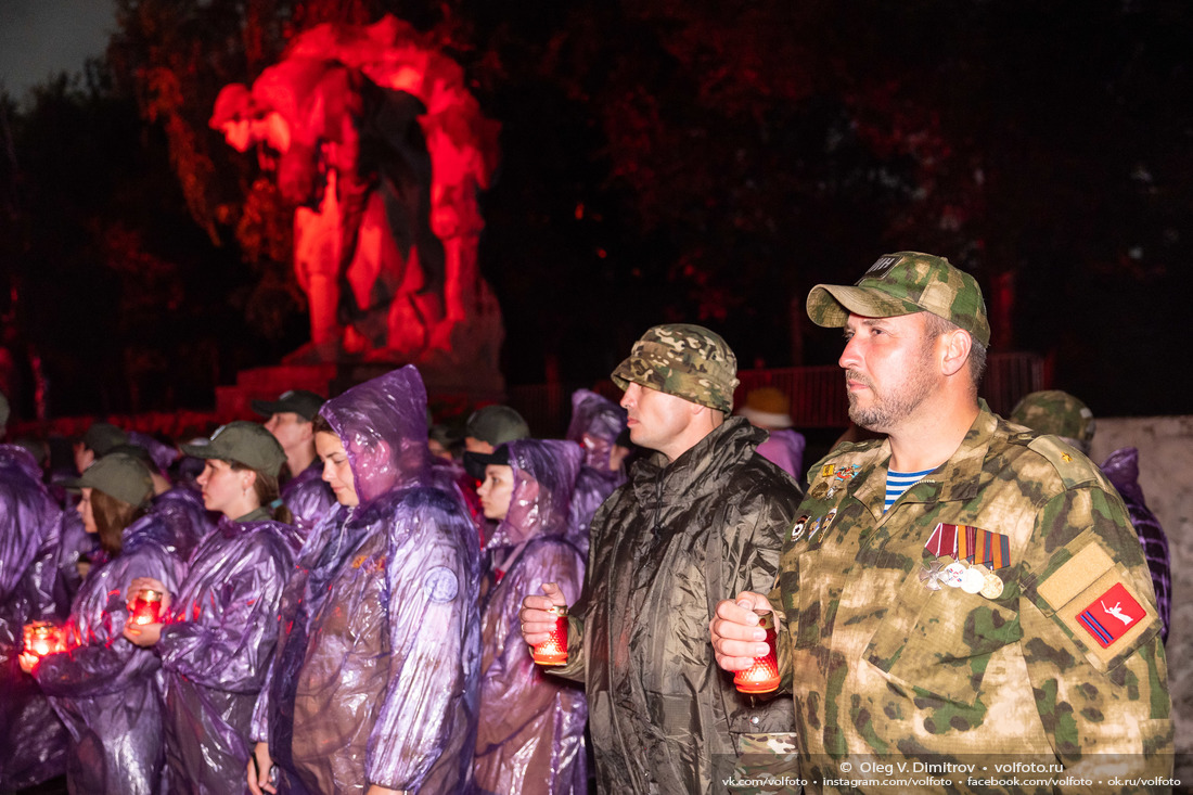 Акция «Завтра была война» на Мамаевом кургане фотография