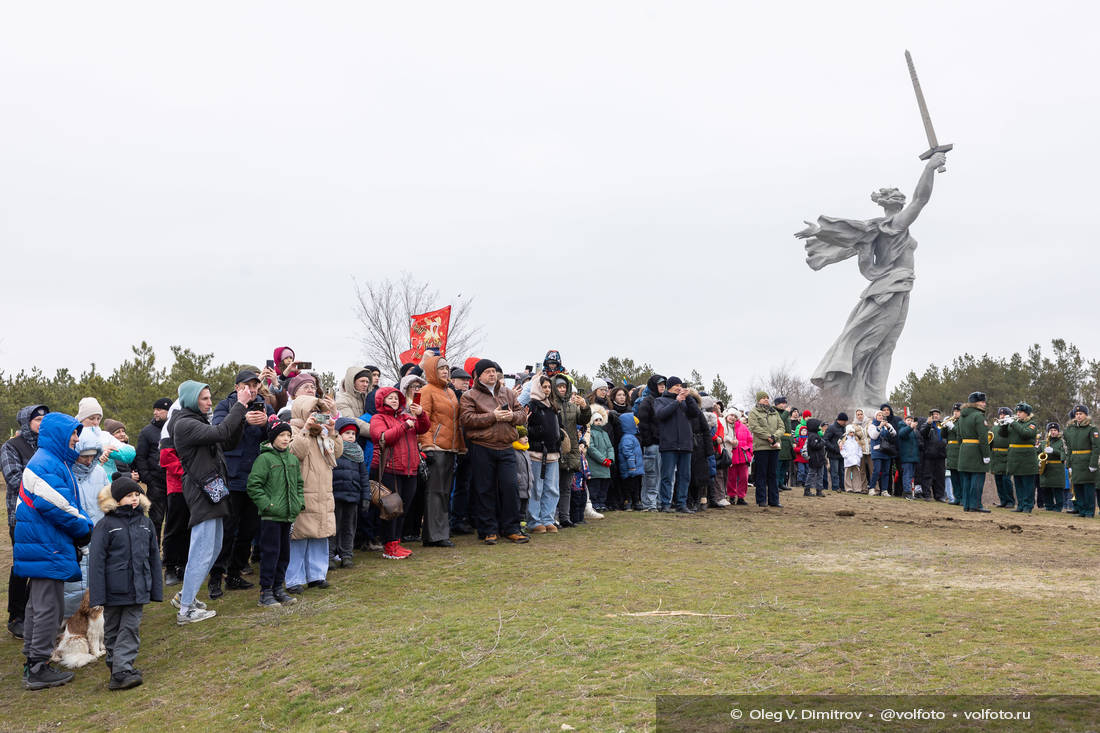 «Выстрел Памяти» на Мамаевом кургане фотография