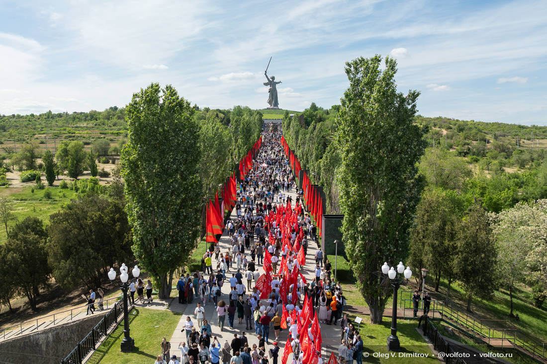 День Победы на Мамаевом кургане фотография