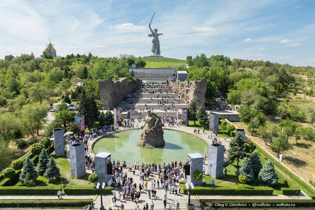 День Победы на Мамаевом кургане фотография