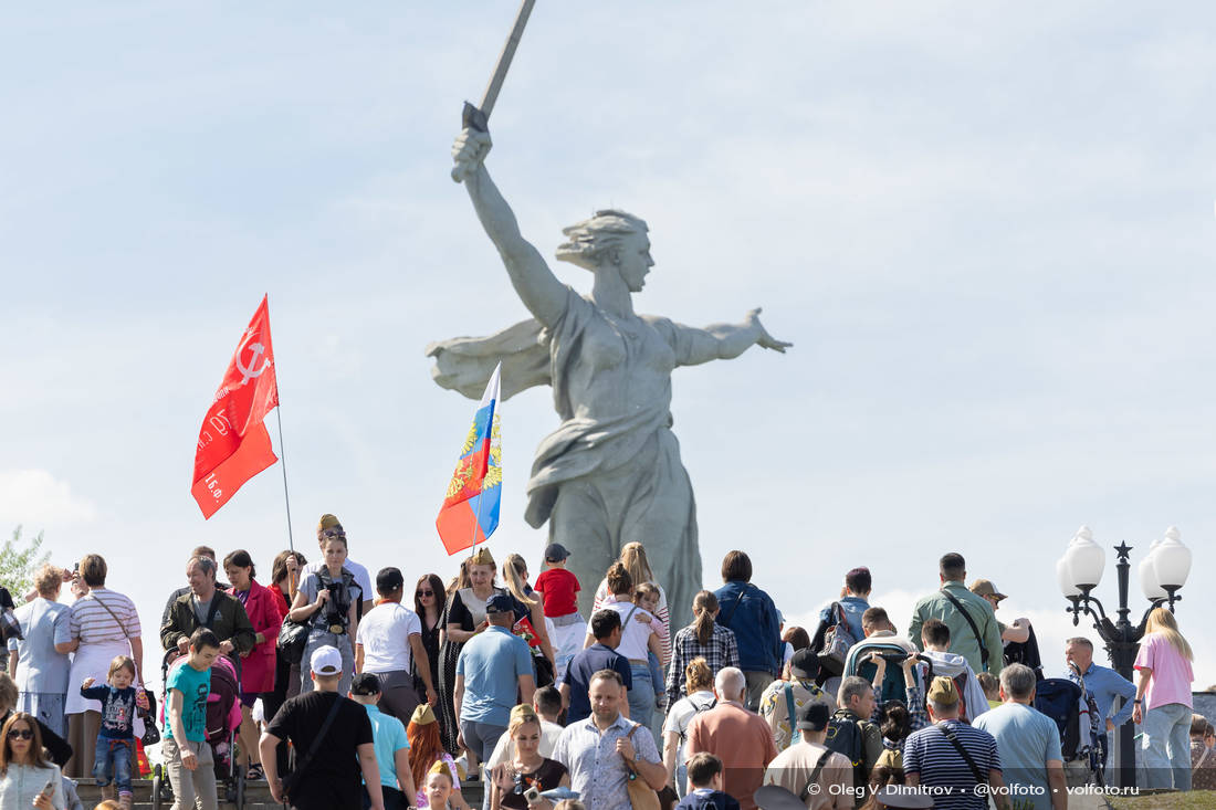 День Победы на Мамаевом кургане фотография