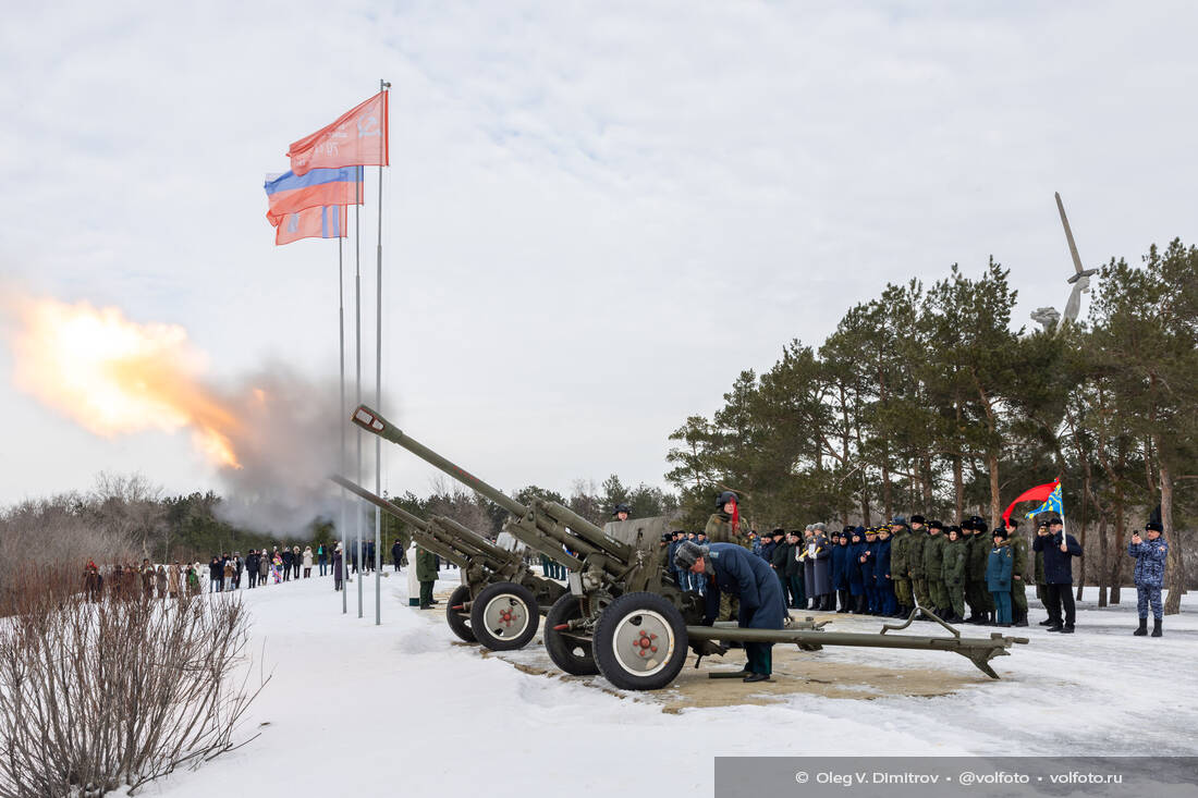 «Выстрел Памяти» на Мамаевом кургане фотография