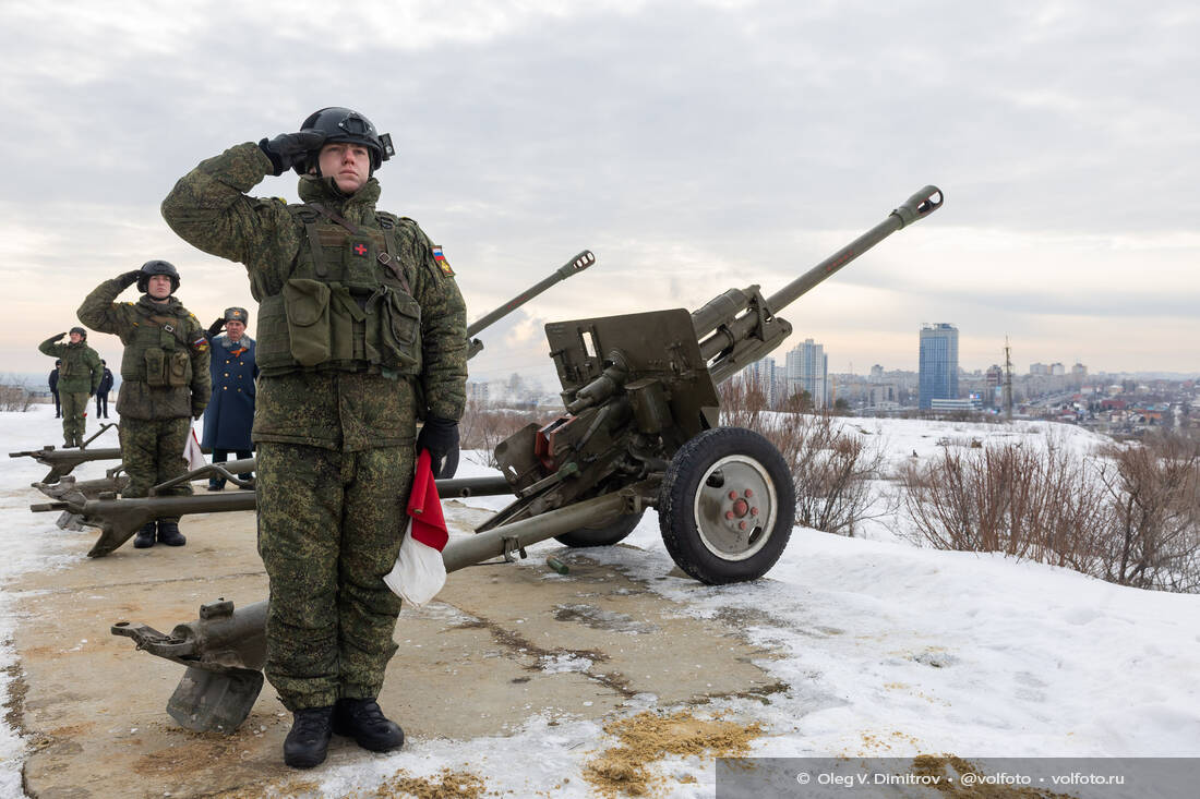«Выстрел Памяти» на Мамаевом кургане фотография
