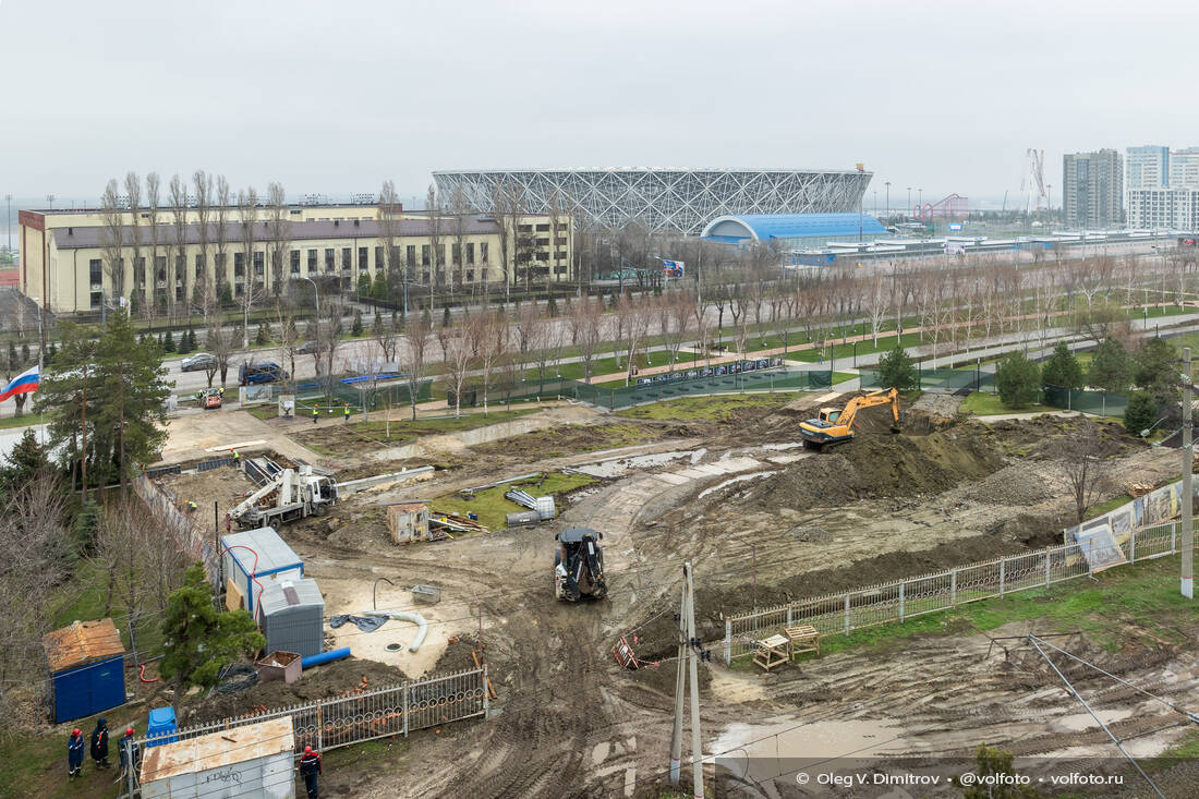 Строительство музея СВО у Мамаева кургана фотография