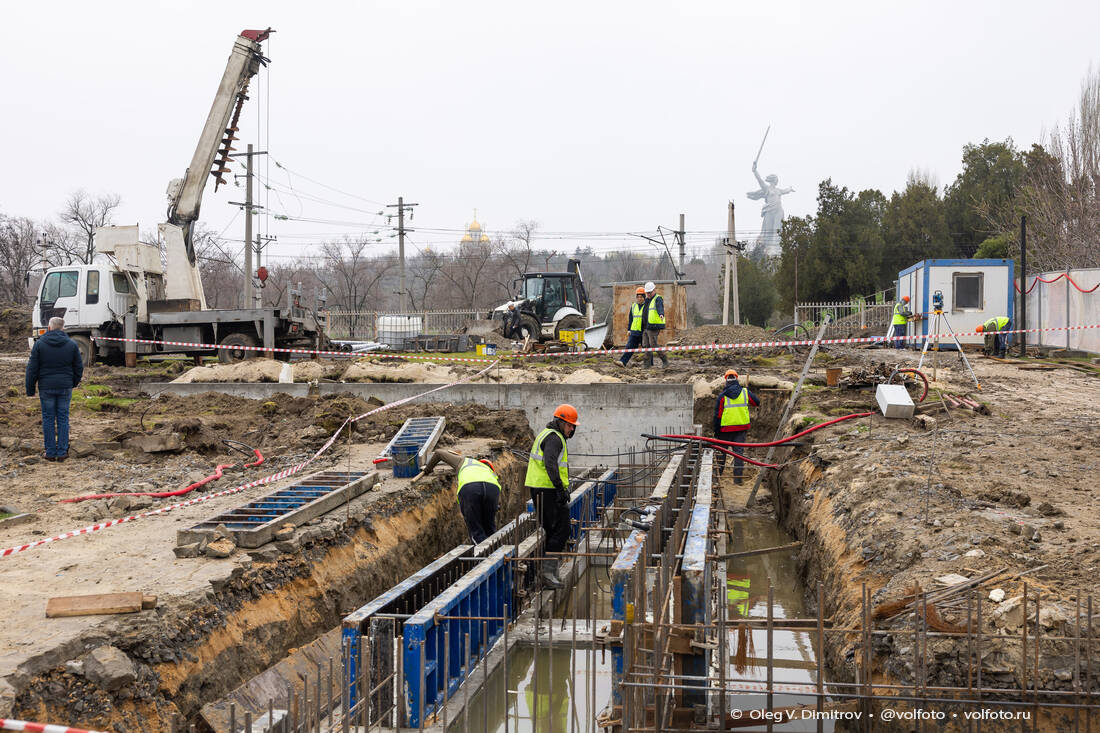 Строительство музея СВО у Мамаева кургана фотография