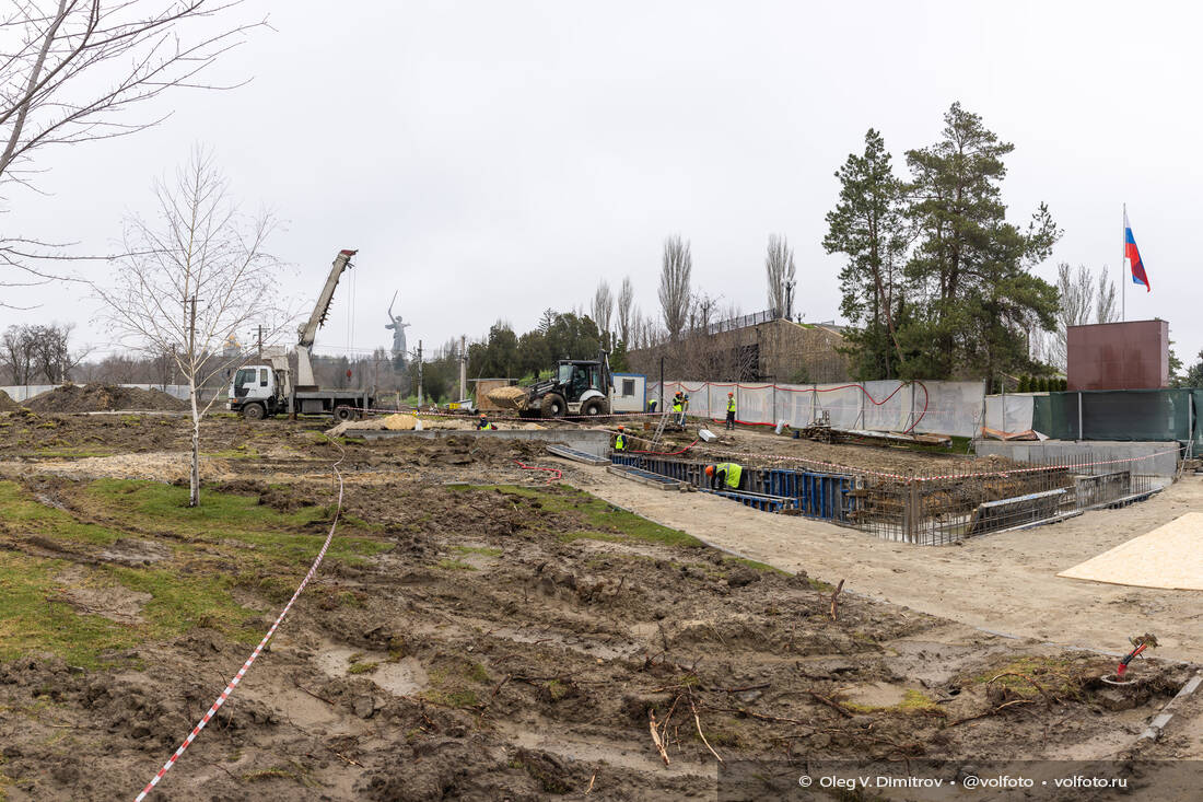 Строительство музея СВО у Мамаева кургана фотография