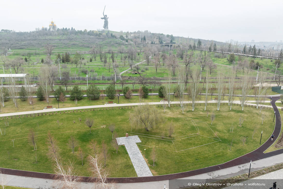 Место для возведения памятника героям СВО в мемориальном парке фотография