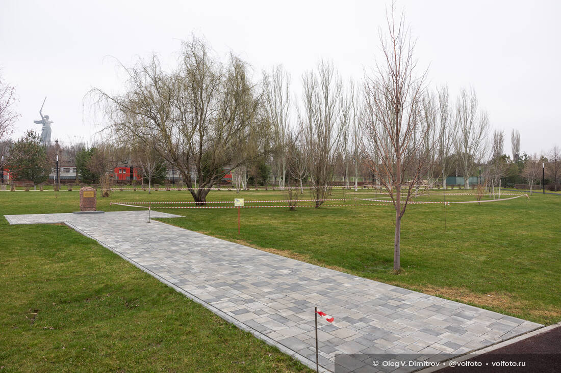 Место для возведения памятника героям СВО в мемориальном парке фотография