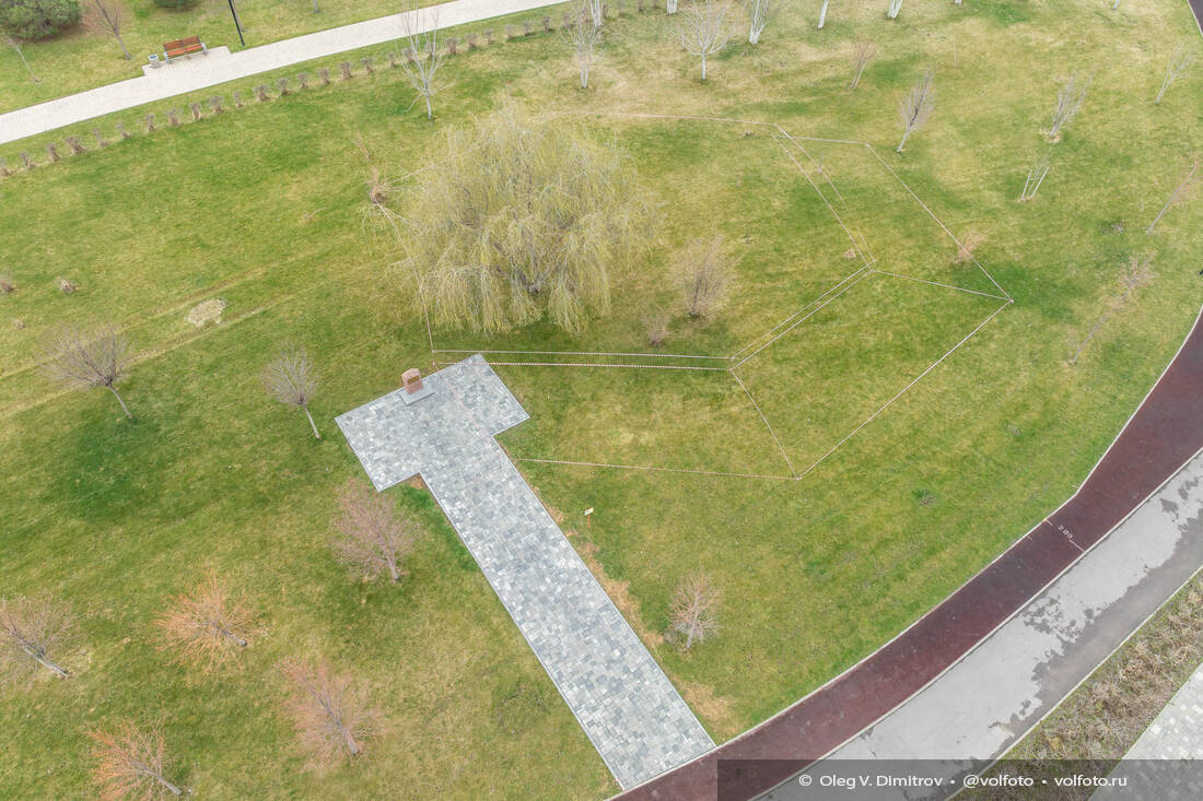 Место для возведения памятника героям СВО в мемориальном парке фотография