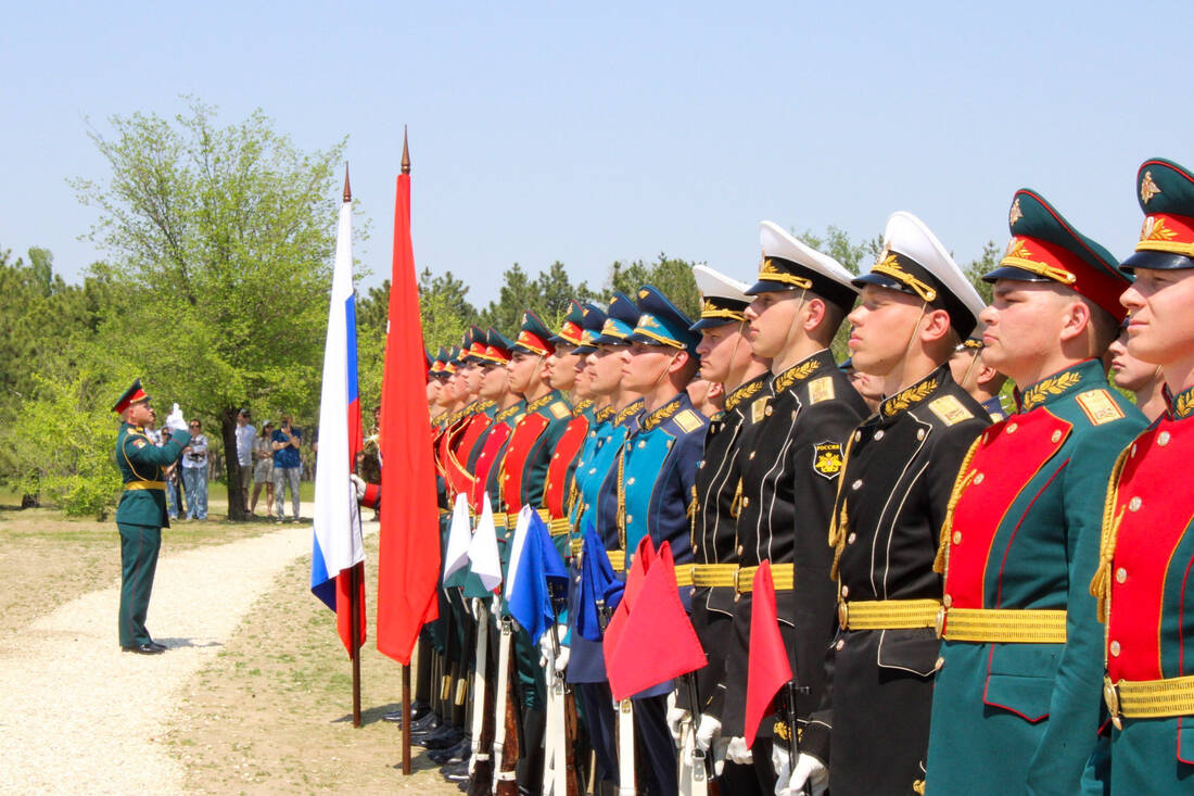 «Выстрел памяти» на Мамаевом кургане фотография