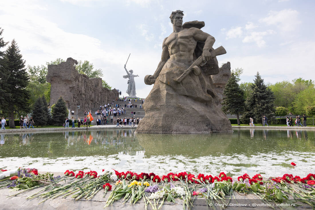 День Победы на Мамаевом кургане фотография