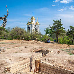 На склоне Мамаева кургана работает музей «Позиция»