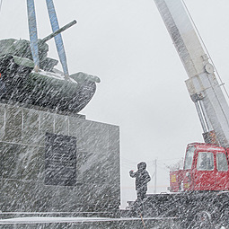 Реставрация танка «Челябинский колхозник» завершена