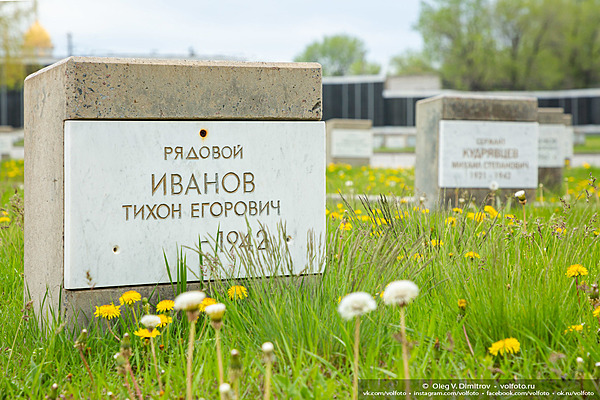 Воинское мемориальное кладбище на Мамаевом кургане фотография